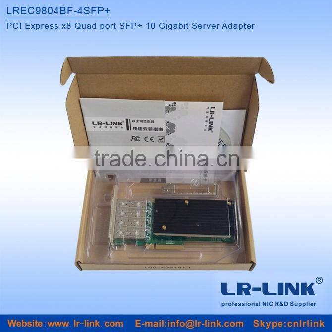 Intel XL710 Chipset PCI-E 3.0 4 SFP+ 10Gbps NIC Compatible XL710-DA4FH