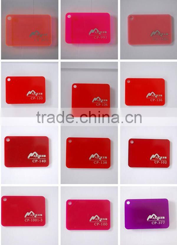 made in china cheap different color acrylic plate
