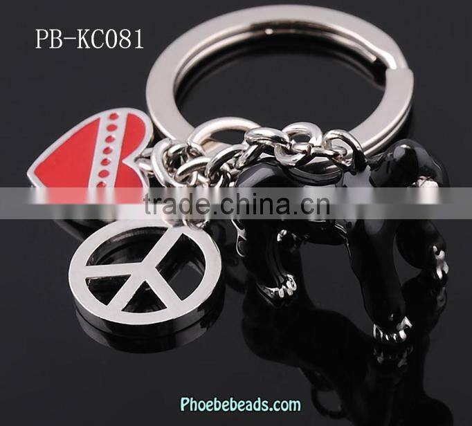 Wholesale Soft Enamel Metal Orangutan Animal Keychain For Promotion PB-KC081