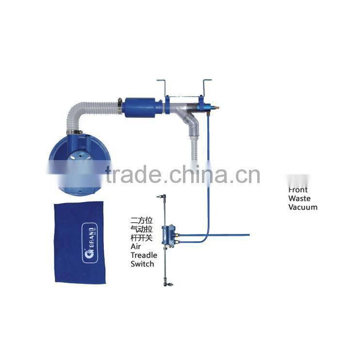 waste & dust removal vacuum system of Flat-lock Machine