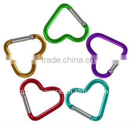 Hot Sale Mini Cheap Aluminum Super Portable Pocket School Kids Colorful Cute Carabiner with Compass for promotion