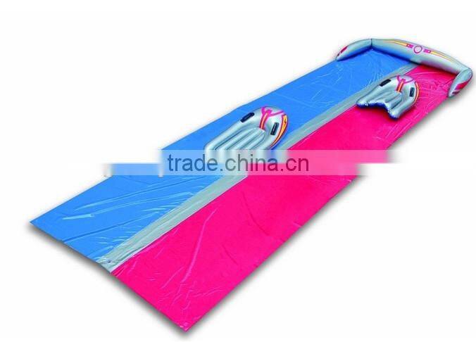 double lane kids inflatable slip n slide