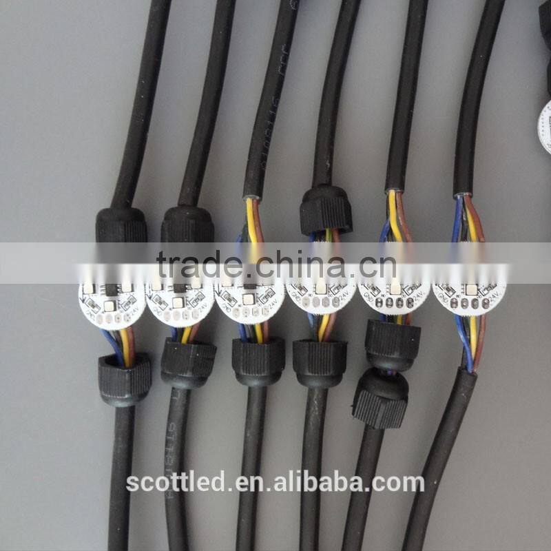 35/50mm milky white shell body 360 angle led ball light color changing led ball light