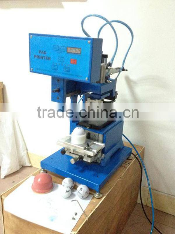 Closed ink cup 1 color pad printing machine with 100*200mm steel plate GW-SM