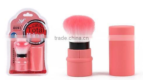 plastic handle,make up retractable blush brush