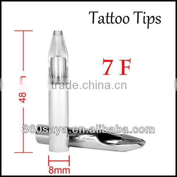 professional stainless steel tattoo tip 7R round shape tattoos