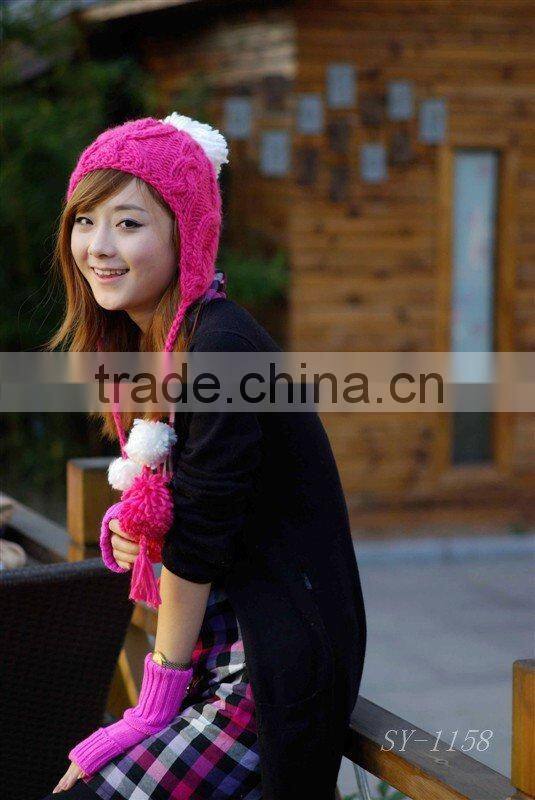 knitted earmuff hat