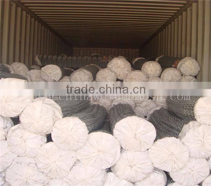 75mmX75mm diamond hole opening pvc coated chain link fencing