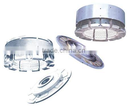Segmented molds for PCR and TBR radial tires