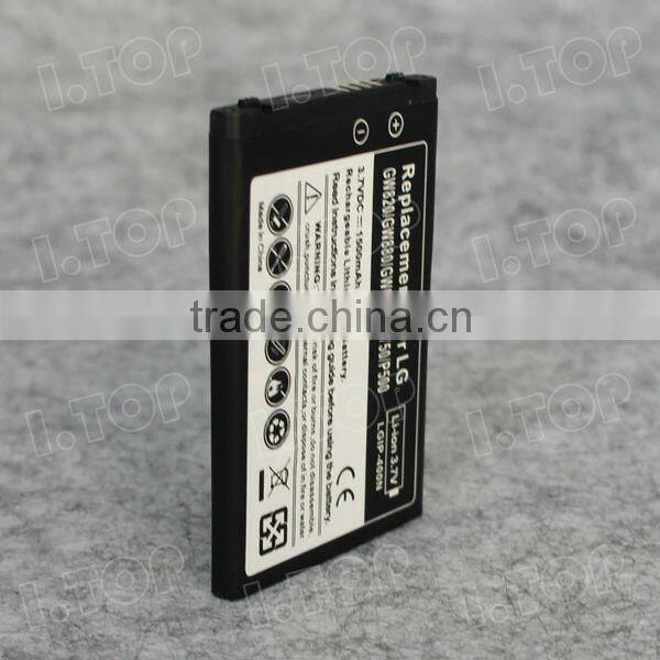 For LG GW820 /GW880 / GW620 / GM750 / GP750 / P500 / MS690 Battery 1500mAh IP-400N Battery