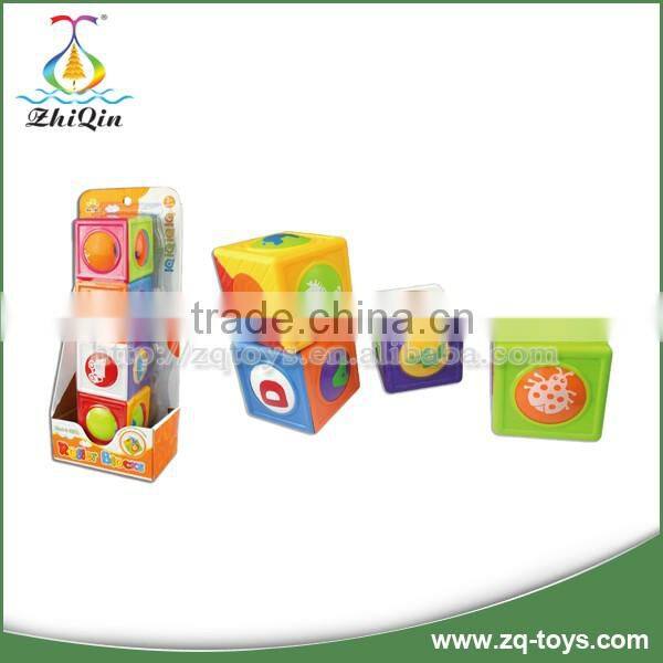 2016 New design enlighten roller blocks baby educational toys