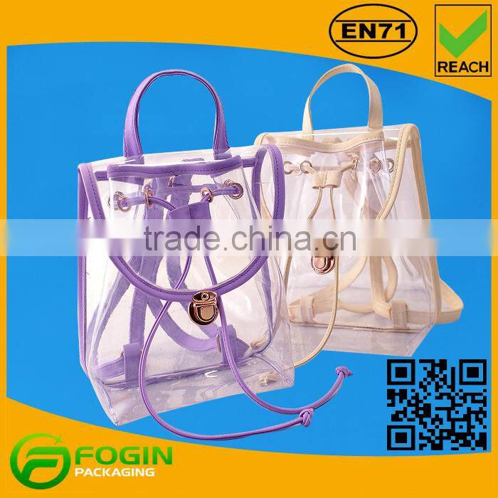 plastic buckles backpacks transparent