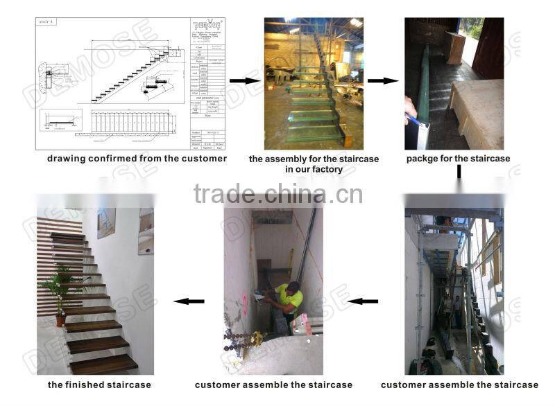 space saving stairs with 220V LED light