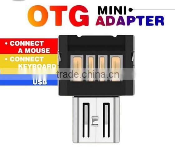 Micro USB Male To USB Female OTG Sticker Adapter Converter For Android Tablet Phone