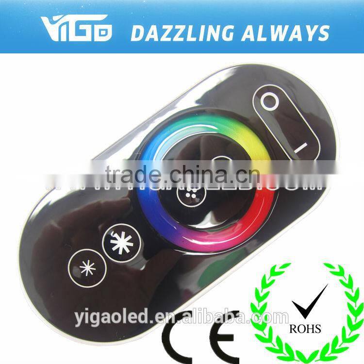 Manufacture in China factory RGB Touch Screen Dimmable LED RGB Remote Wireless RF Controller