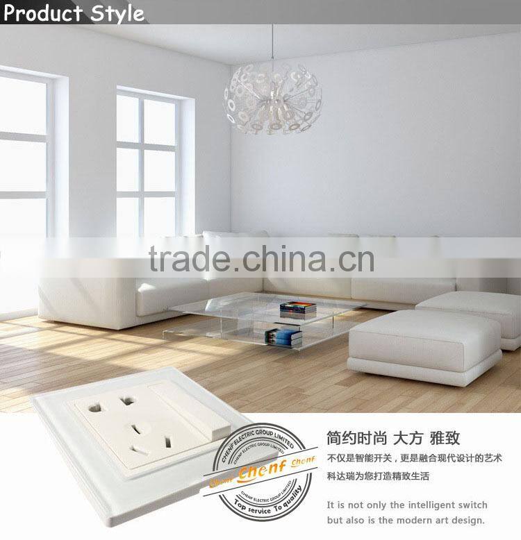 Cheaper 10amp 1 Gang 5 Pin Electric Wall Socket Switch