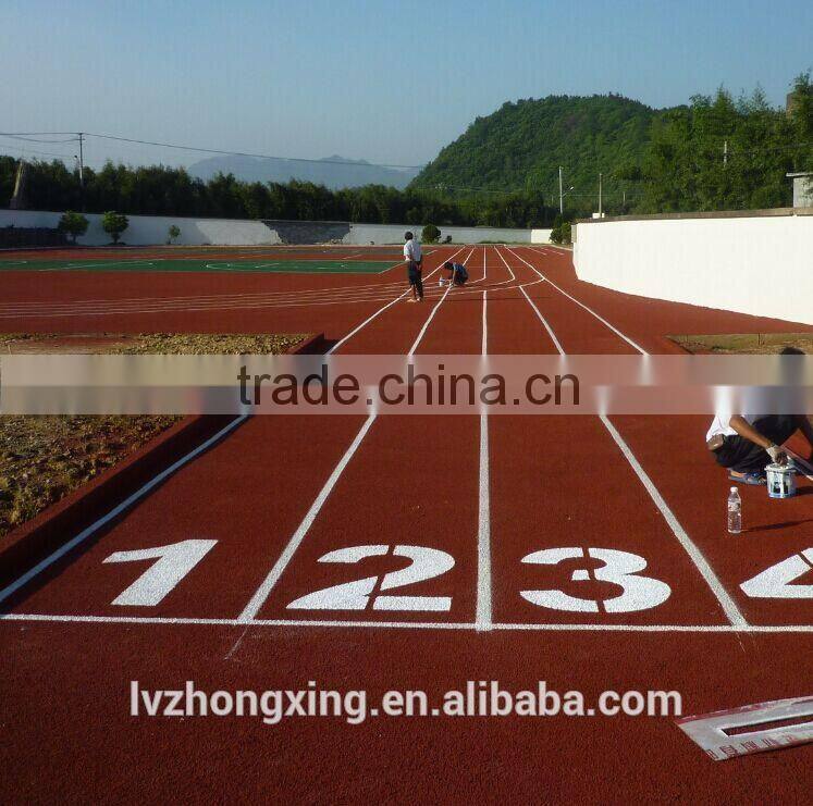 High quality rubber running track materials