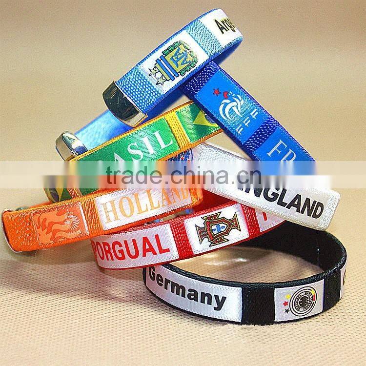 custom 2016 UEFA European Football Championship Germany Spain England France Netherlands Portugal bracelet bangle