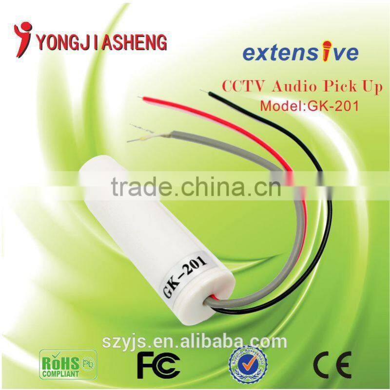 mini wireless microphone for cctv camera YJS-GK-201