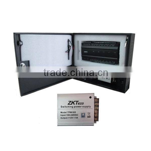 Inbio460 package A access controller with power supply metal box fingerprint access control board for 4 doors control system