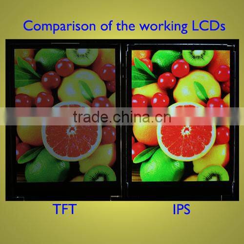 4.0 inch 480*800,ILI9806E,3 wire SPI +16/18/24 bit RGB interface, full viewing angle, high brightness IPS LCD