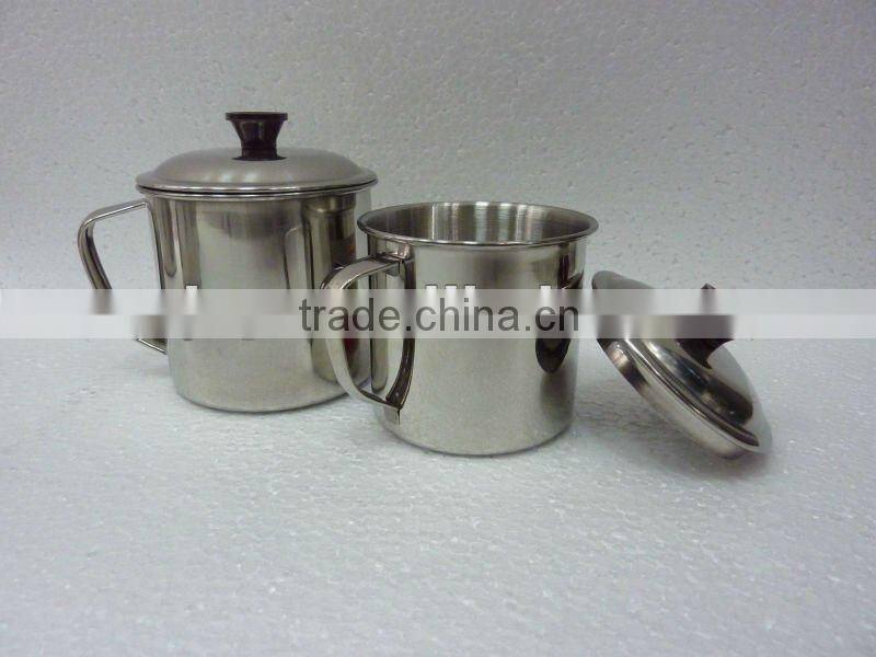 Stainless Steel Tableware Mug Set