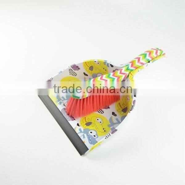 new design high quality broom and dustpan set for table with rubber