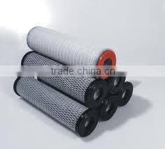 Small post carbon filter cartridge for RO water filter machine