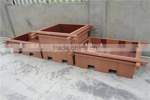 FRSTECH composite wood elephant flower pot WPC flower pot