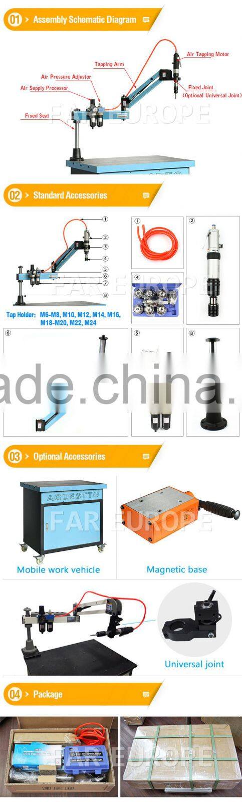 Tapping From M4-M24,Pneumatic Tapping Machine