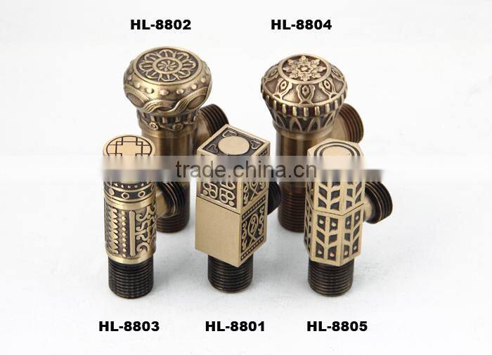 Bath Water Valve Brass Angle Gate Valve Toilet Angle Valve