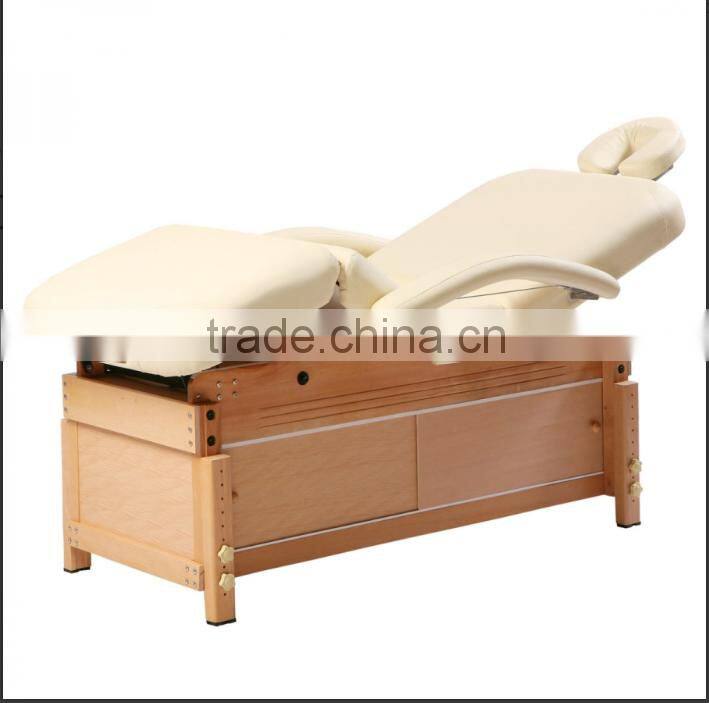 Wooden bed / wooden spa massage table / wood massage bed
