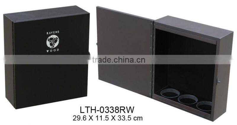 wood box wine opener set