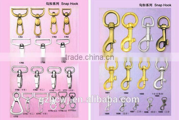 China snap hooks,swivel hook for handbag,high quality alloy light gold plate swivel snap hook