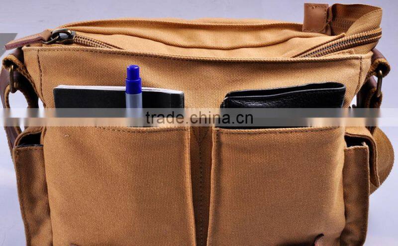 Hot sale new design Classic Waterproof Canvas Dslr Camera shoulder bag