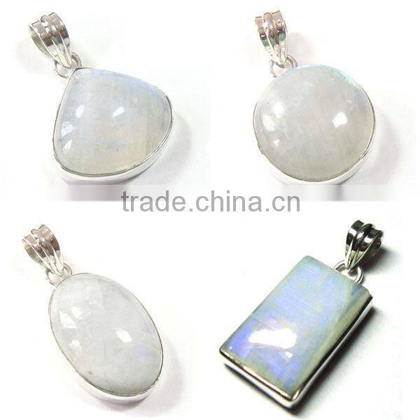 925 sterling silver lapis semi precious gemstone pendant jewelry