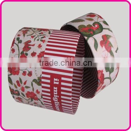 High Quality Colorful Fancy Paper Circular Gift Box