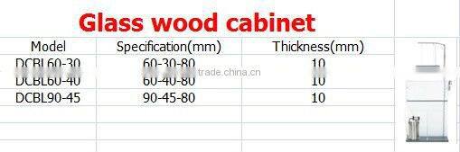 DICI HQI glass aquarium cabinet