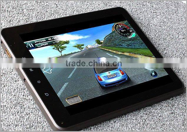 Andriod2.3,8"MID,RK2918(1.2GHZ A8),DDR3 512MB,support 3G,WIFI,800*400pixel ,5point touch capacitance screen support G-sensor,3D