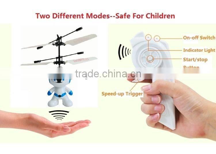 New Year Gift 2016 Infrared Induction Flying Astronaut Toy HY-830A Yiwu Toys Market Flying Spaceman Educational Toys For Kids