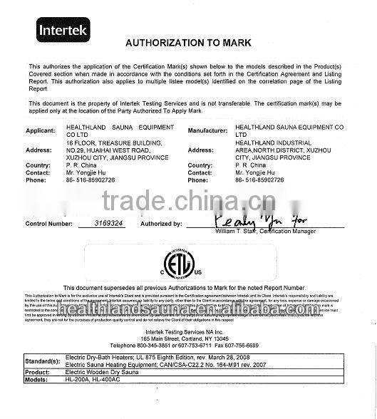 Dry Sauna of three person