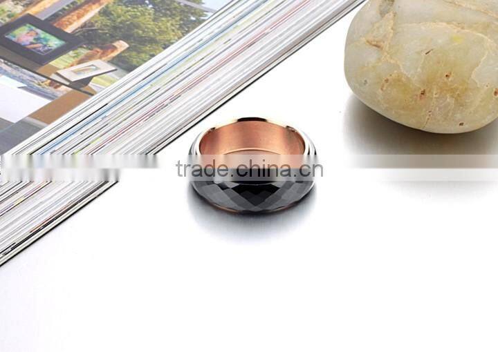 KSTONE Fashion Three Color Ceramic Ring, Cheap Ceramic Adjustable Ring, White Ceramic Wedding Ring