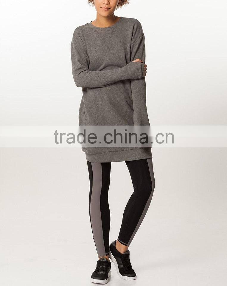 Ramax Custom Women Wholesale Crew Neck Long Sweatshirt Yoga Top