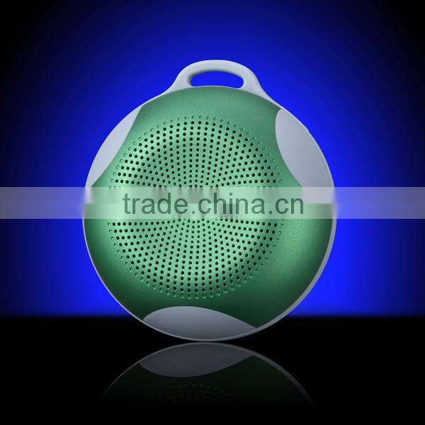 Round Hand Free Portable Wireless Bluetooth Mini Speaker with Rechargeble Battery