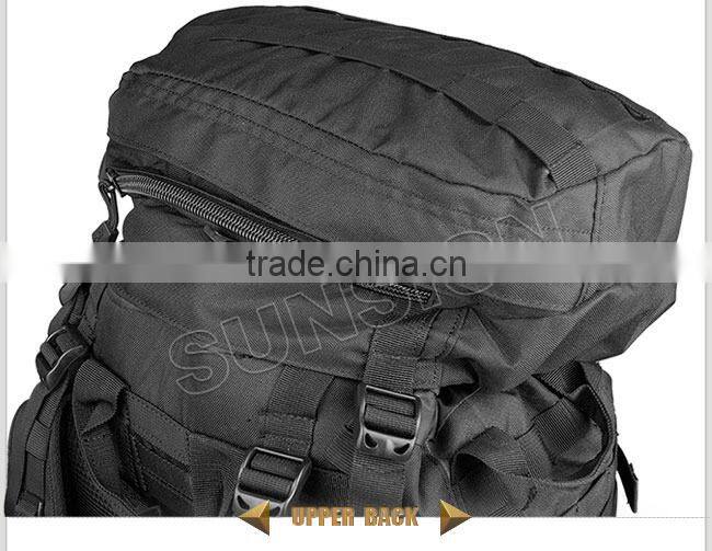 1000D waterproof nylon Large Capacity Load Bearing Backpack with ISO SGS