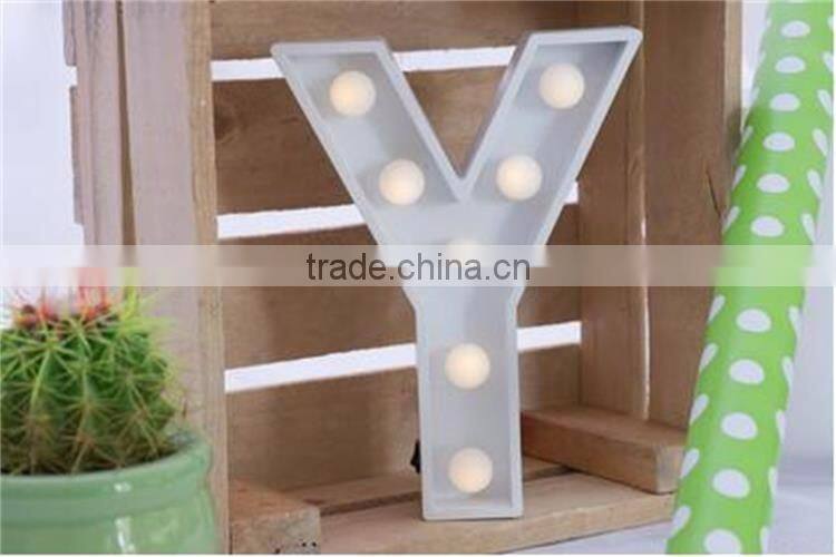 2016 new led vintage light letter,high quality led letters for wedding