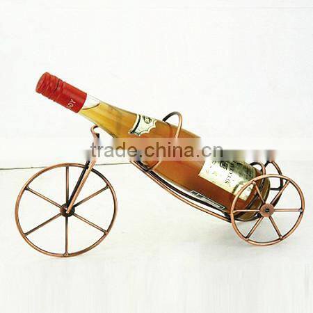 Delicate Single Wire Hanging Wine Bottle Display Rack Holder/Wine Accessory