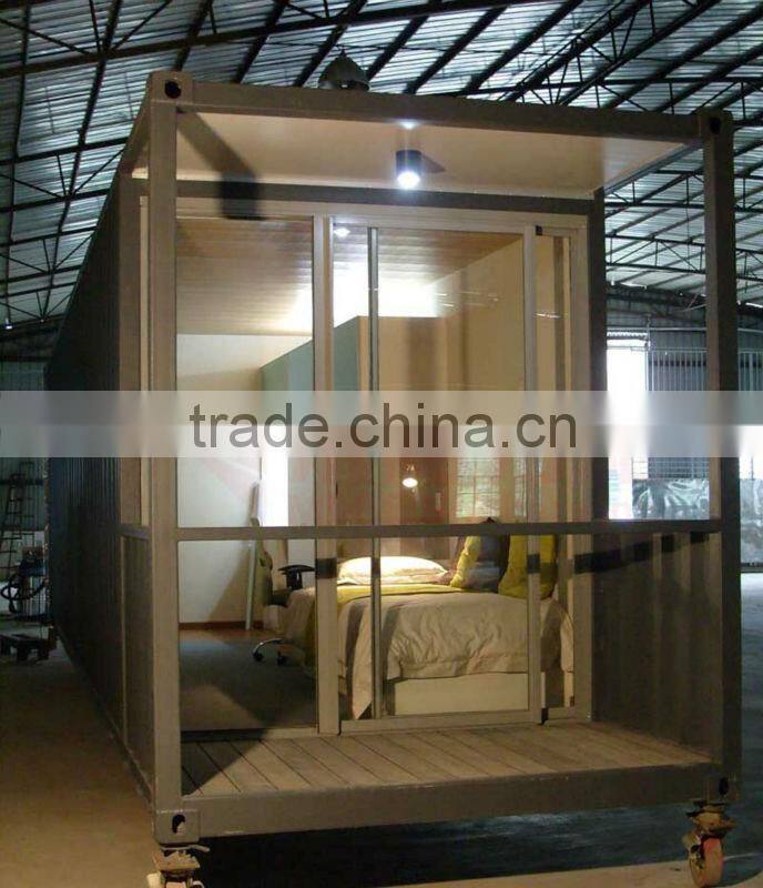 Modern container house with luxury living room