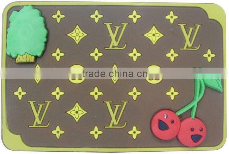 Silicone non-slip mat phone holder key holder for car