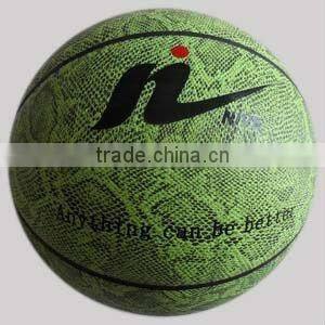 Leather basketball